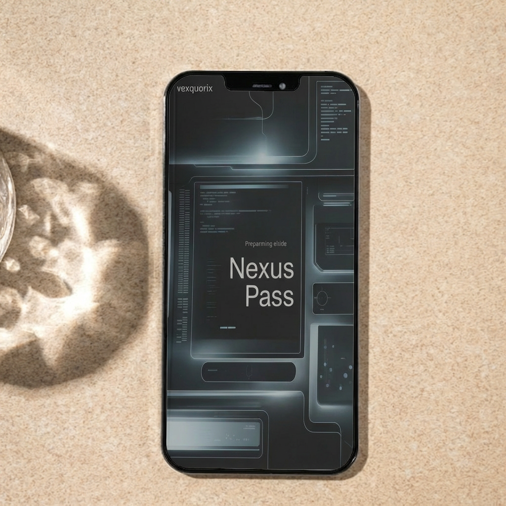 Smartphone with on a textured surface